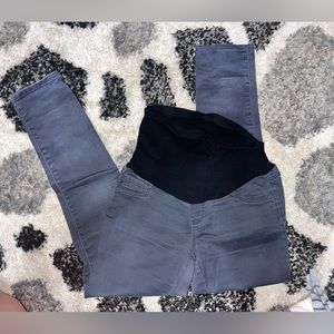 Gray Maternity Skinny Jeans